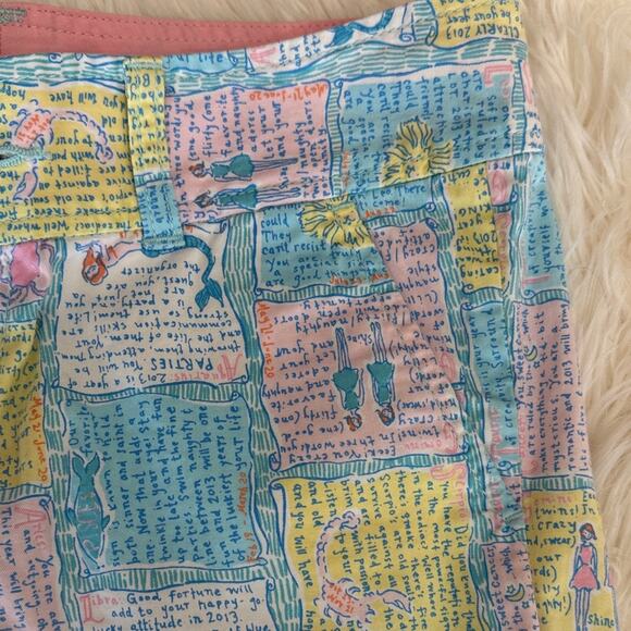 Lilly Pulitzer Callahan Shorts Lilly Loves Hawaii Sz 00 EUC Beach Preppy Coastal - Picture 7 of 8